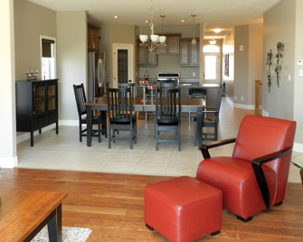 A Duvanco home that's been staged to sell.