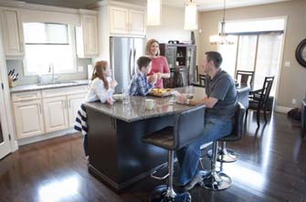 Families love our spacious kitchens